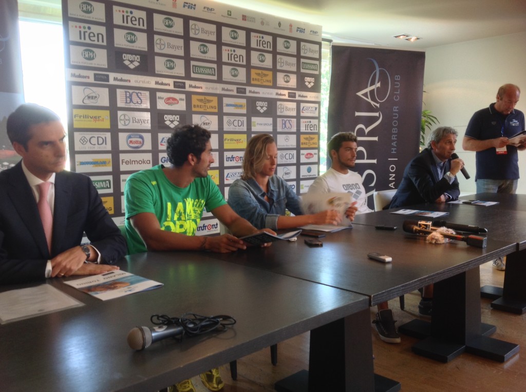 Stefano Grolla, Direttore Generale, Aspria Harbour Club all'apertura della conferenza stampa