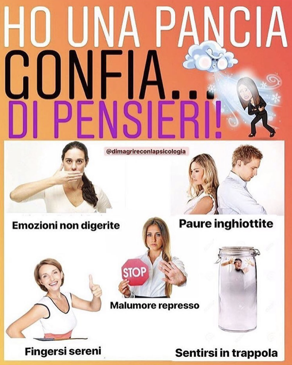 Ho una pancia gonfia di pensieri ARTICOLOFEMMINILE