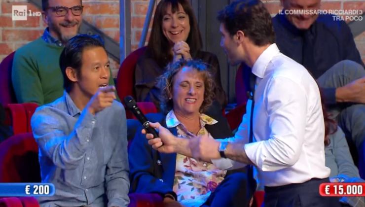 Stefano De Martino e Thanat ad Affari Tuoi