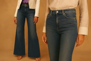 Collage jeans wide leg