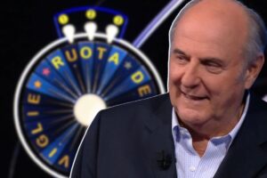 Gerry Scotti e la ruota della fortuna